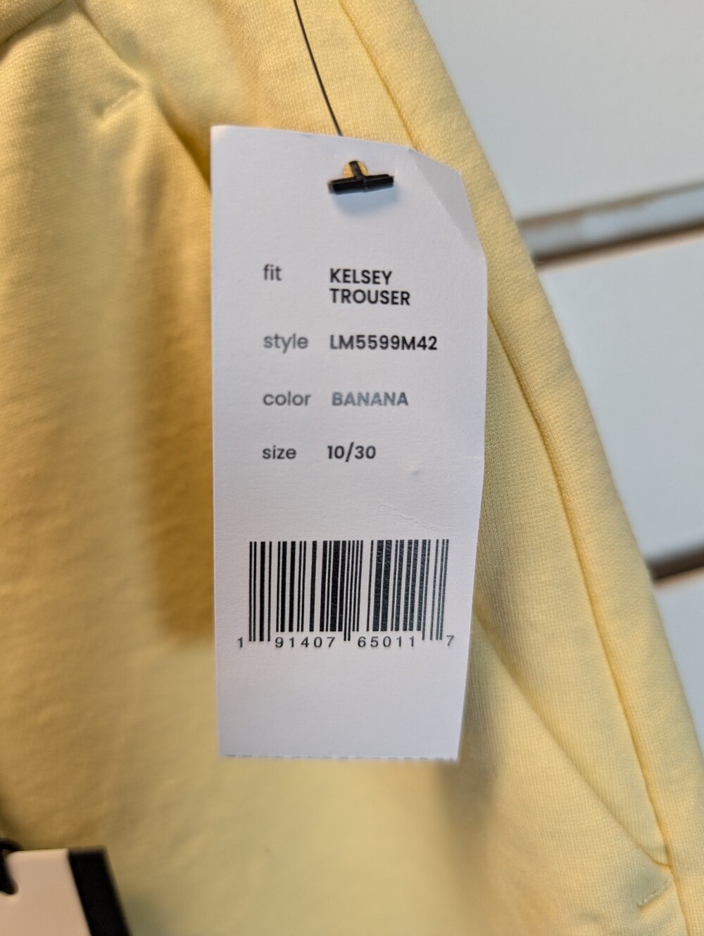 NWT LIVERPOOL LA‎ Kelsey Stretch Slim Leg Ponte Trouser Pants Size 10 Banana - Picture 6 of 10